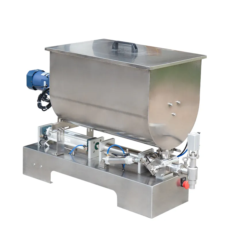 100-1000ml Pneumatic Semi-Automatic Peanut Butter Viscous Liquid Yogurt Jelly Tomato Paste Jam Sauce Honey Filling Machine