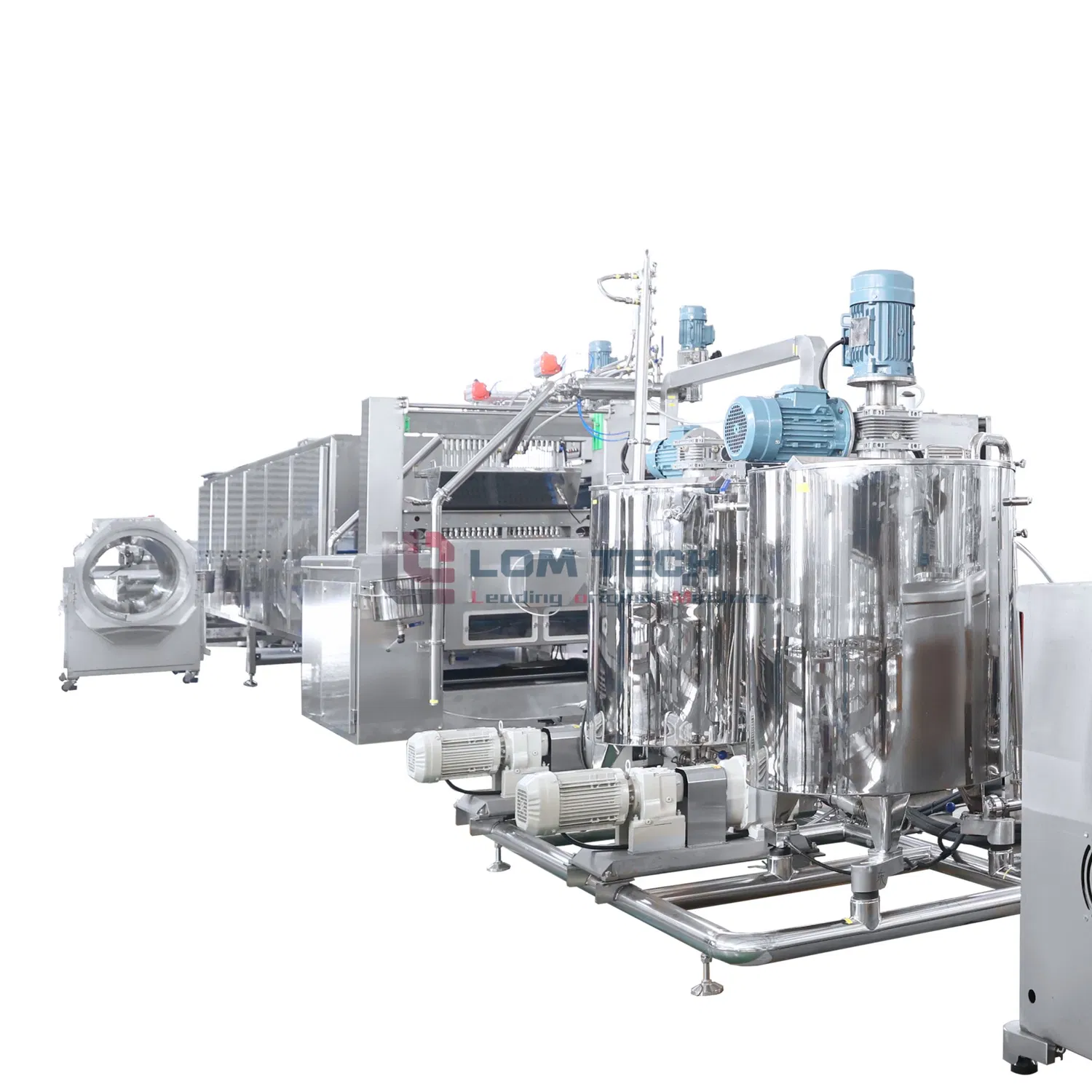 15000PCS/H 150kg Per Hour Jelly Vitamin 2 Colour Layer Cooling Center Filling Gummy Bear Candy Making Machine