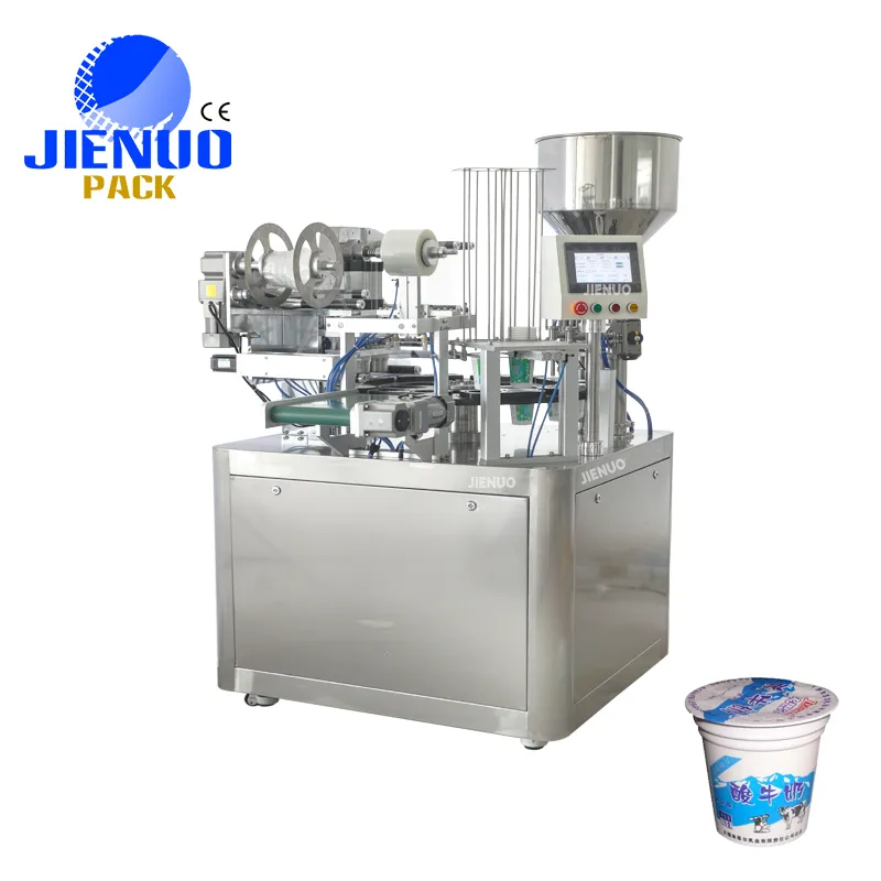 Automatic Jelly Gelato Calippo Ice Cream Jam Sauce Milk Cup Filling and Sealing Machine