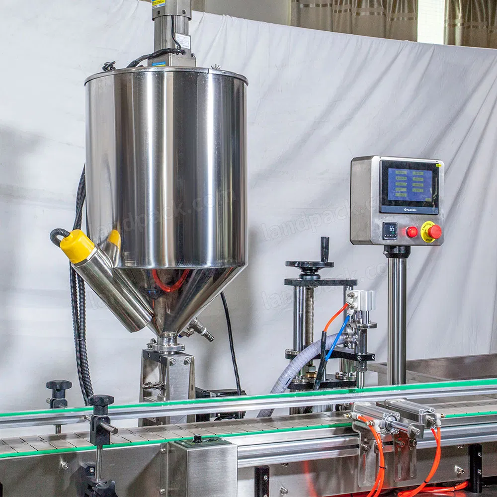 Automatic Single Head Gear Pump Filler Vaseline Petroleum Jelly Liquid Bottle Filling Capping and Labeling Machine