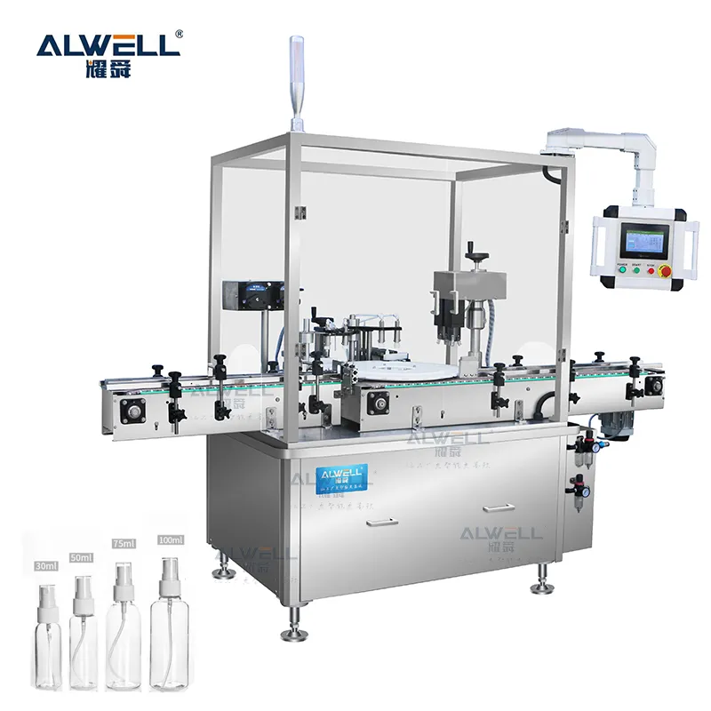 Good Manufacture Automatic Bottle Filling Machine Spray Perfume Packing Machine for Jelly Water Disinfectant Packing