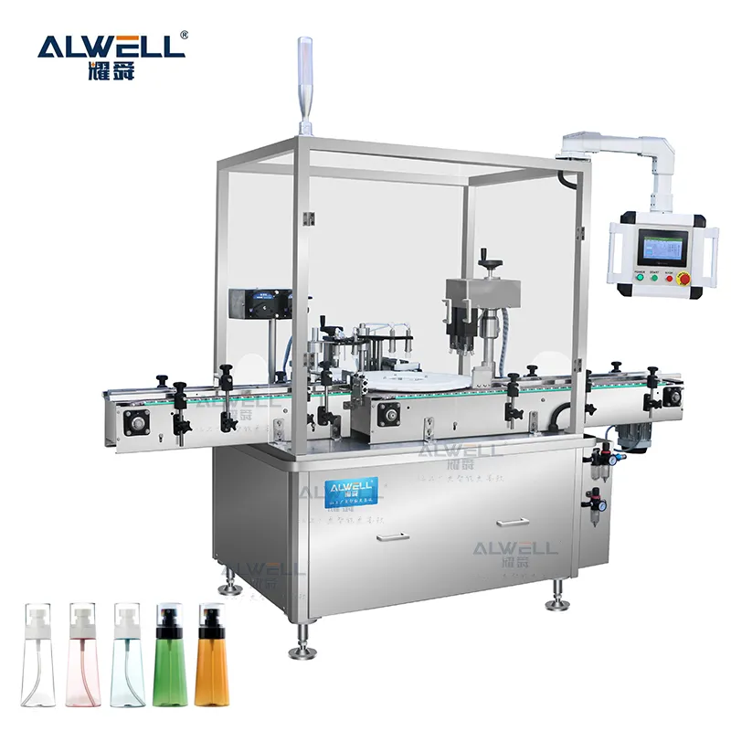 Good Manufacture Automatic Bottle Filling Machine Spray Perfume Packing Machine for Jelly Water Disinfectant Packing