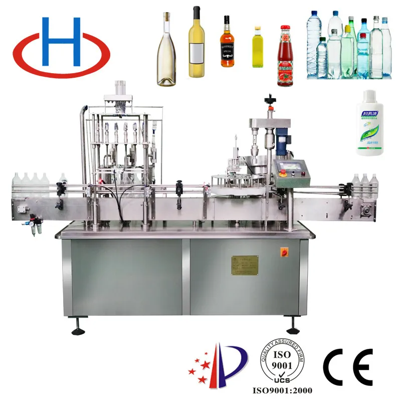 Paste Jelly Cosmetic Peanut Drink Palm Oil Packing Liquid Soap Honey Shampoo Oil Sauce Juice Pure Water Beverage Filling Food Bottling Packing Machine