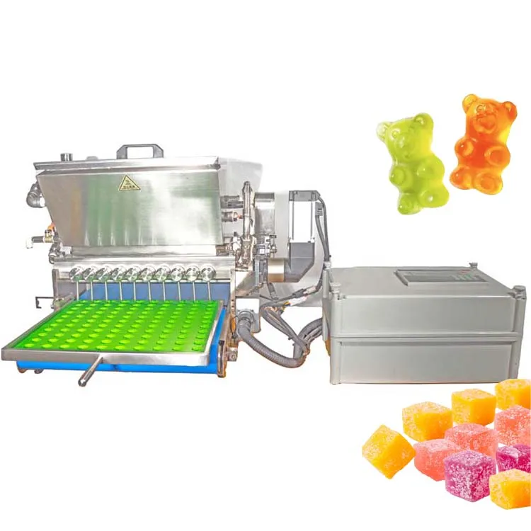 Semi-Automatic Hhc Gummies Jelly Candy Gummy Bear Gummy Lollipop Filling Making Machines